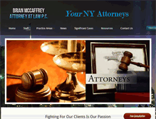 Tablet Screenshot of mynylawfirm.com